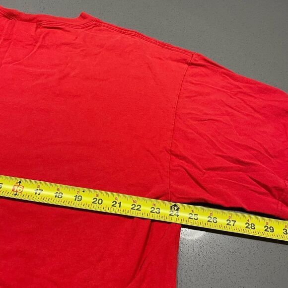 Vintage 90s Tampa Bay Buccaneers NFL Football Tee T-shirt Size 2XL Red - Picture 6 of 6